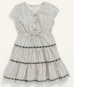 OLD NAVY Fit & Flare Button-Front Dress for Toddler Girls Size 4T